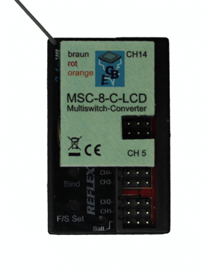 BEIER-Electronic Wielu Przełącznik Converter MSC 8-C-LCD