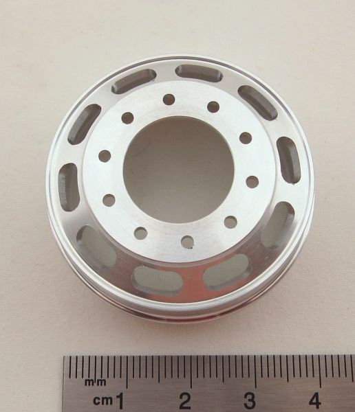 Slotted rim for all-round tyres, aluminium, 10 holes 1,8mm