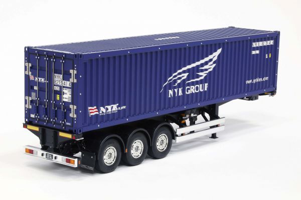 1 Tamiya Container semitrailer NYK. Tamiya scale. Kit