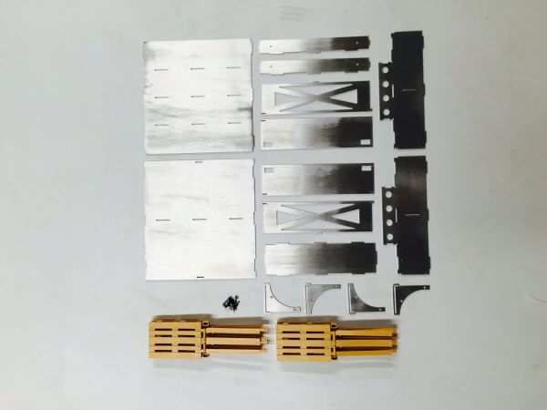 1 paleta caja, kit de Tamiya de tamaño fresado de aluminio T