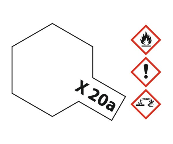 Dilution pour l'acrylique TAM et couleurs lexan X-20A 250ml