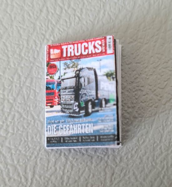 Miniature magazine "Truck & Details" as the embodiment