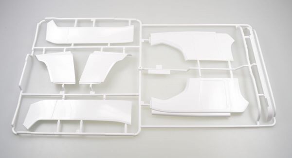 Injection-moulded kit of K-parts, white fairing 319115548