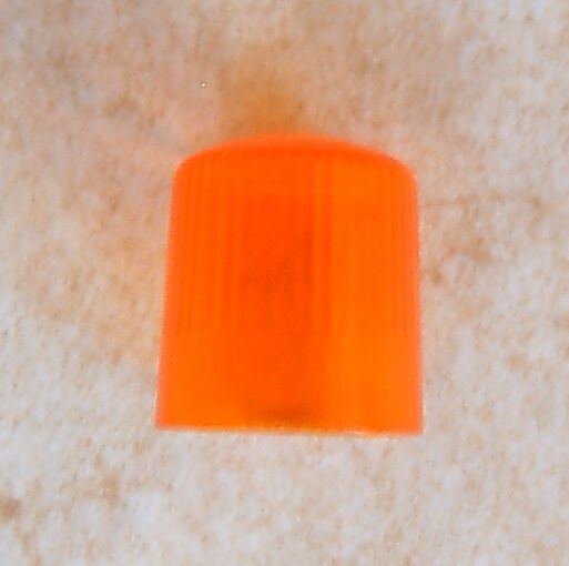 . Spare lid f beacon, orange 1: 12 angular, glass Height