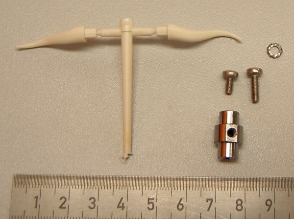 Buffalo horn. Several parts. For example, as radiator figure. (429)