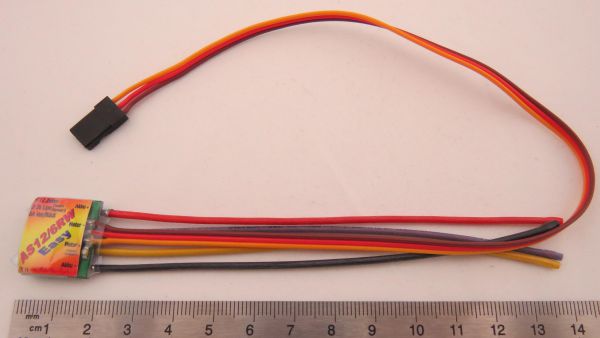 1x przepustnicy AS-12 / 6RW Łatwy kablami. 100% tył /