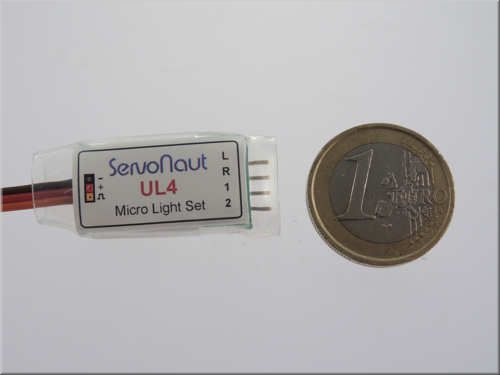 sistema de micro-luz UL4 de Servonaut