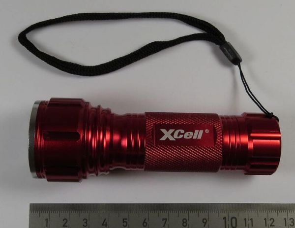 1 aluminum flashlight XCELL Basic 20 LED. flashlight with