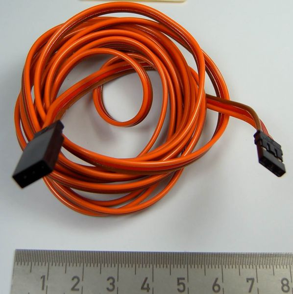 1 Servo uzatma kablosu, PVC, düz, uzun 180cm